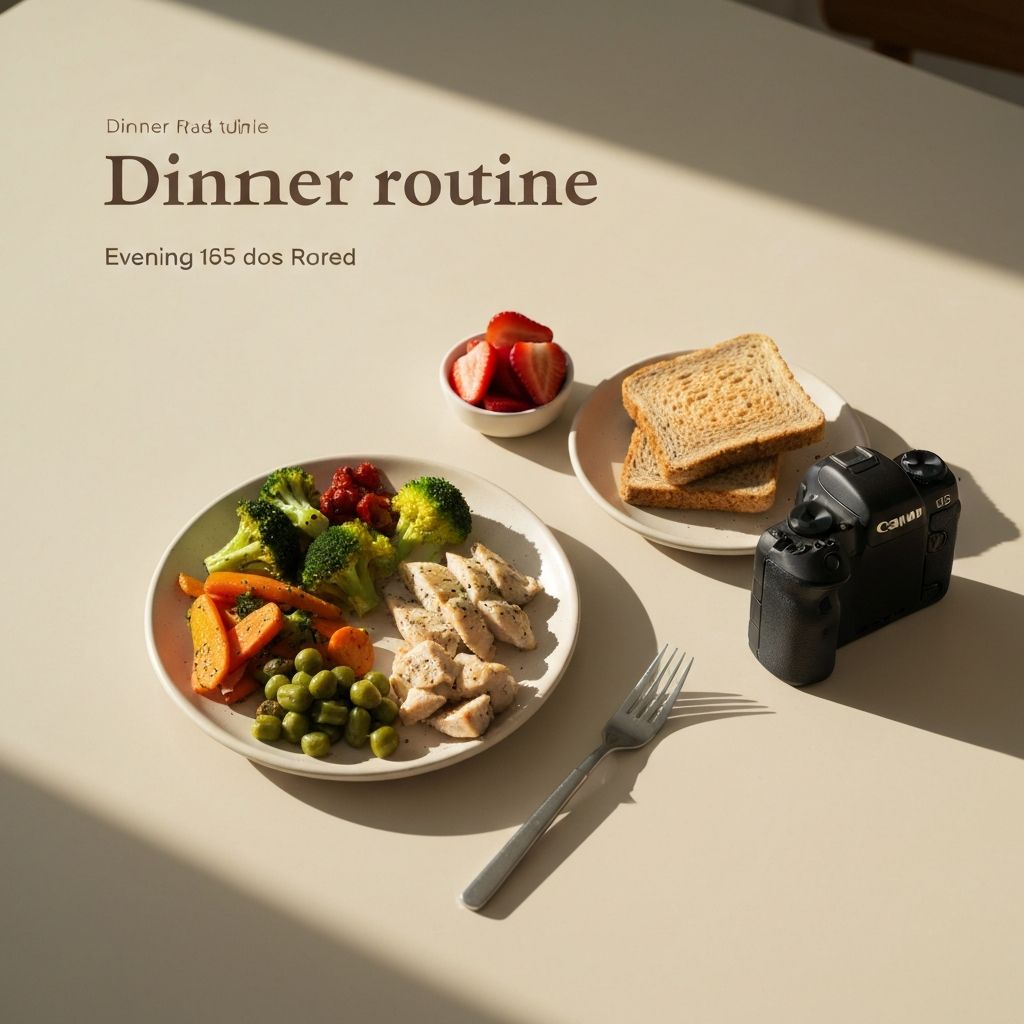 Evening meals and snacks